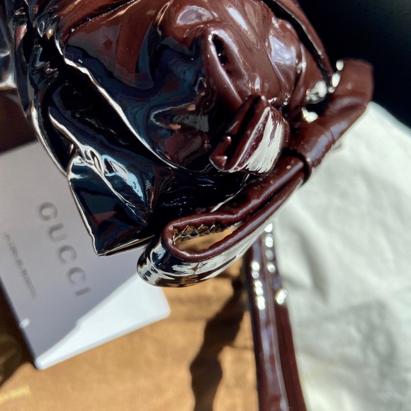 ‼️SOLD‼️Gucci Hysteria SMALL Patent Leather Clutch - Picture 6 of 10